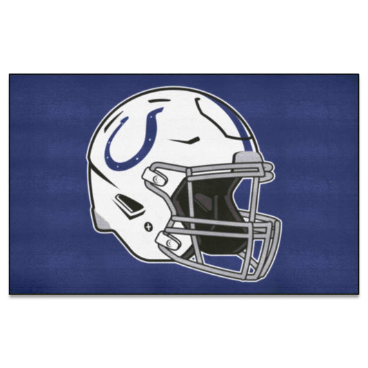 Indianapolis Colts Ulti-Mat Rug - 5ft. x 8ft., Helmet Logo - Indianapolis Colts