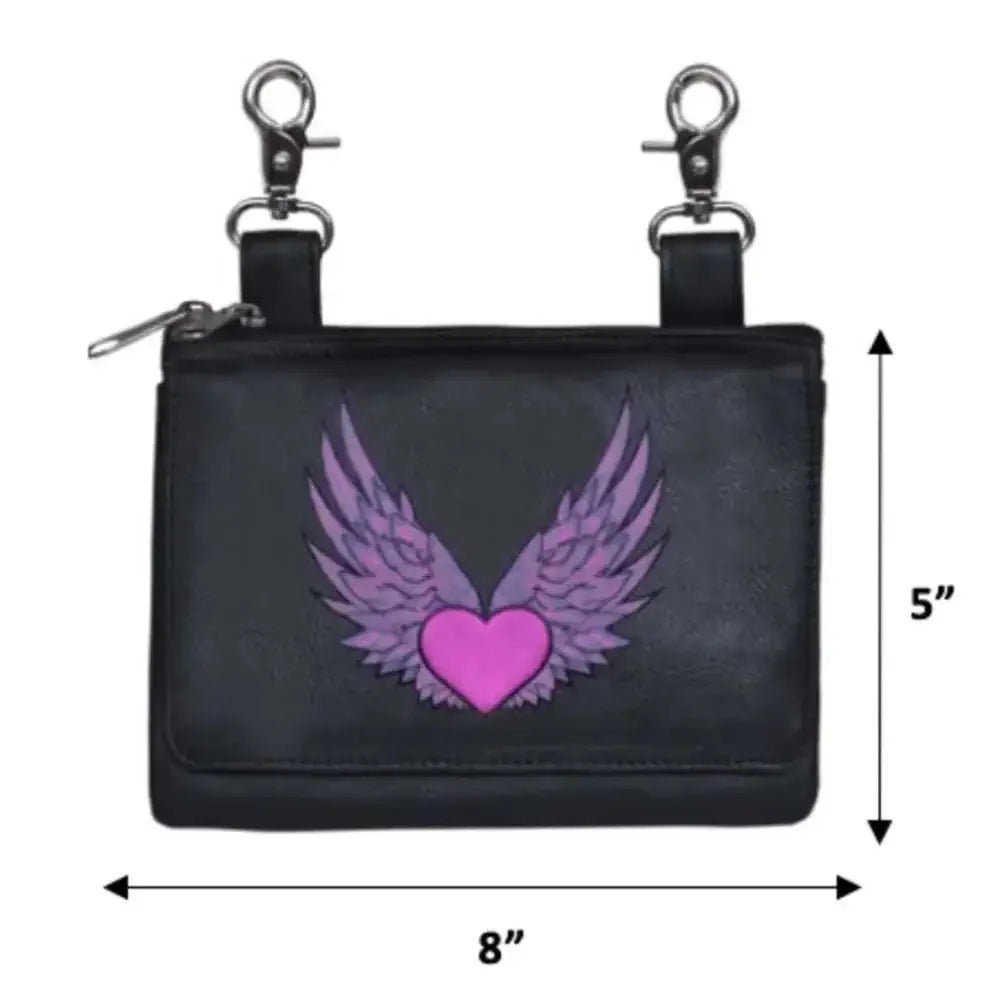 Ladies Clip on Bag with Luxurious Cowhide Leather - Unik Just for Bikers - Flyclothing LLC