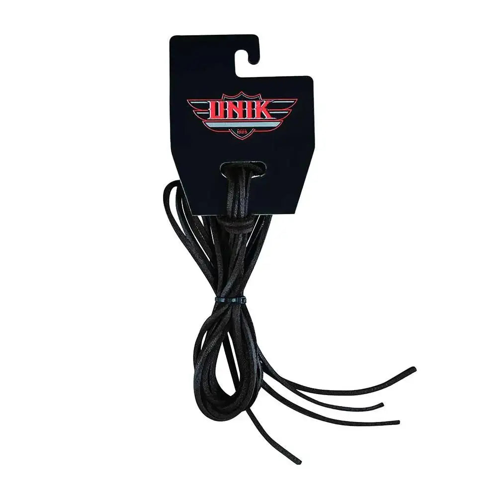 Unik Black Vest Laces - Unik Just for Bikers - Flyclothing LLC