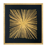 Starburst Gold Shadowbox Frame Textual Art Wall Art - Homeroots - Flyclothing LLC