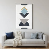 Mod Geo Black Shadowbox Frame Textual Art Wall Art - Homeroots - Flyclothing LLC