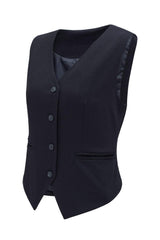 Pocketed Button Up Vest - Trendsi - Flyclothing LLC