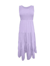 Tiered Smocked Wide Strap Dress - Trendsi - Flyclothing LLC