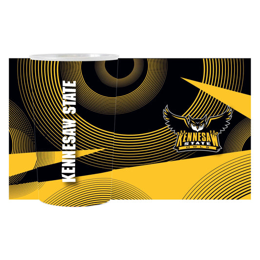Kennesaw State Geometric Hardwall Cup 4 Pack - Logo Brands - Flyclothing LLC