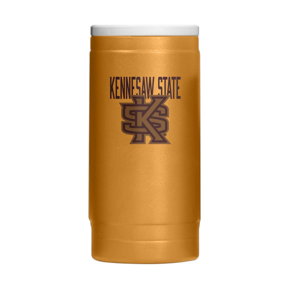 Kennesaw State 12oz Huddle Powdercoat SlimCan Coolie - Logo Brands - Flyclothing LLC