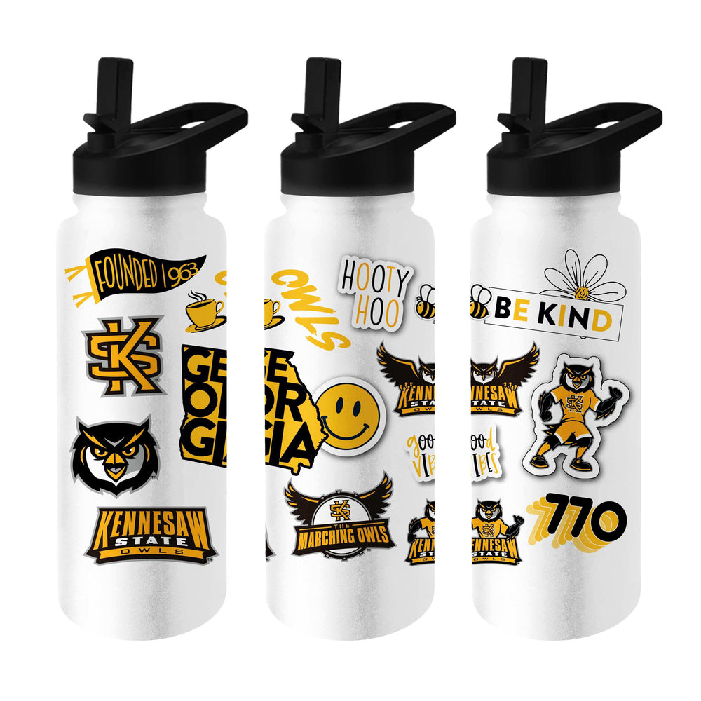 Kennesaw State 34oz Native Quencher Bottle - Logo Brands - Flyclothing LLC