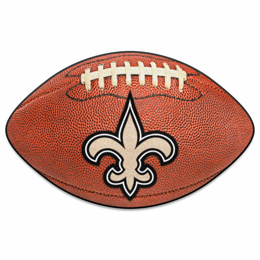 New Orleans Saints Football Rug - 20.5in. x 32.5in. - New Orleans Saints