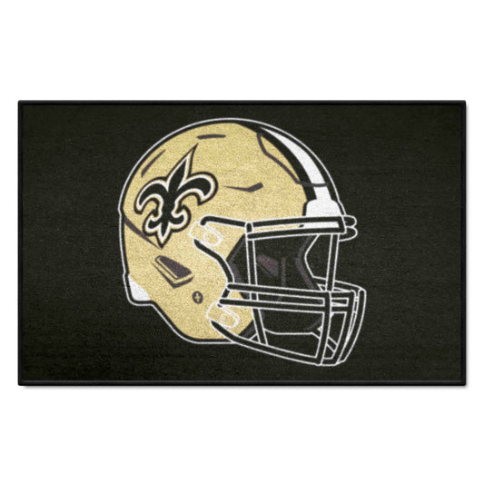 New Orleans Saints Starter Mat Accent Rug - 19in. x 30in., Helmet Logo - New Orleans Saints