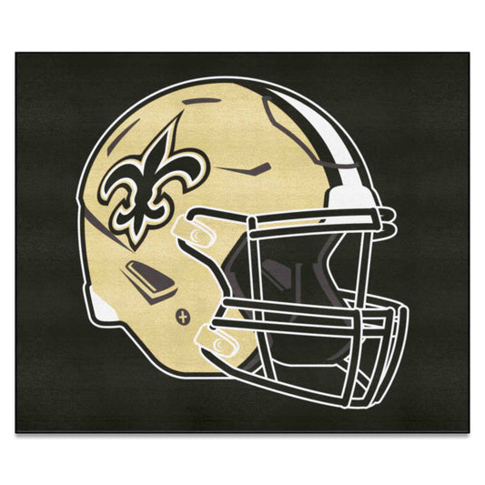New Orleans Saints Tailgater Rug - 5ft. x 6ft., Helmet Logo - New Orleans Saints