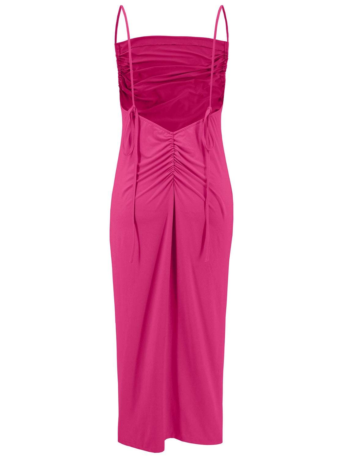 Backless Cowl Neck Sleeveless Cami Dress - Trendsi - Flyclothing LLC