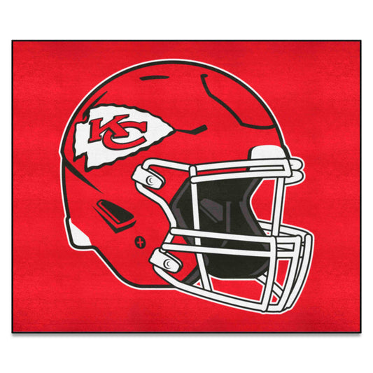 Kansas City Chiefs Tailgater Rug - 5ft. x 6ft., Helmet Logo - Kansas City Chiefs