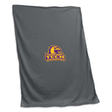 Tennessee Tech Charcoal Sweatshirt Blanket (Screened) - Logo Brands - Flyclothing LLC