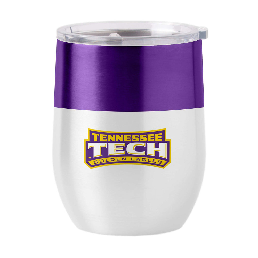 Tennessee Tech 16oz Colorblock Stainless Curved Beverage - Logo Brands - Flyclothing LLC
