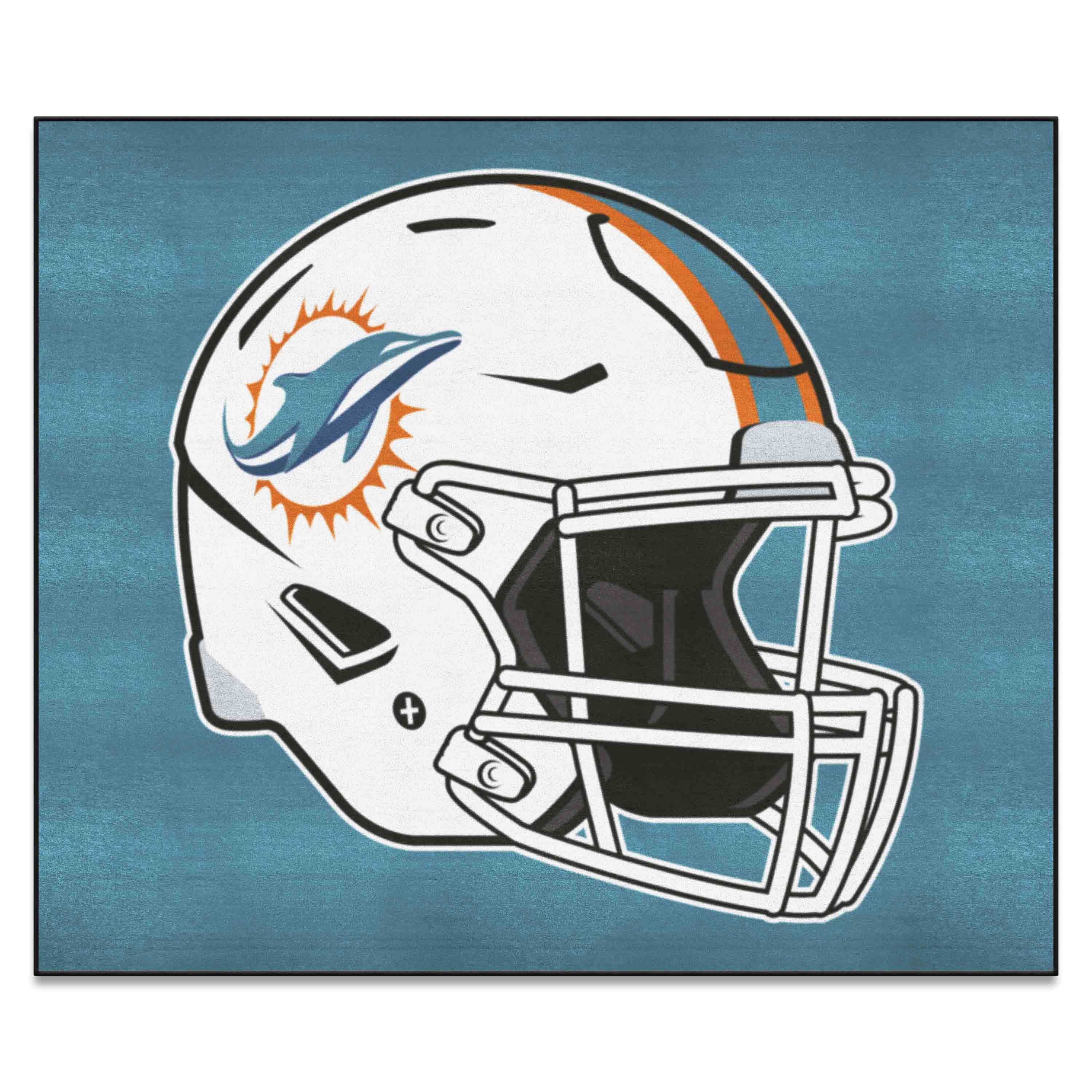 Miami Dolphins Tailgater Rug - 5ft. x 6ft., Helmet Logo