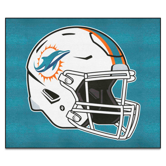 Miami Dolphins Tailgater Rug - 5ft. x 6ft., Helmet Logo