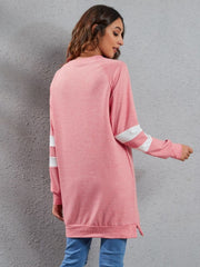Full Size Striped Round Neck Long Sleeve T-Shirt - Trendsi