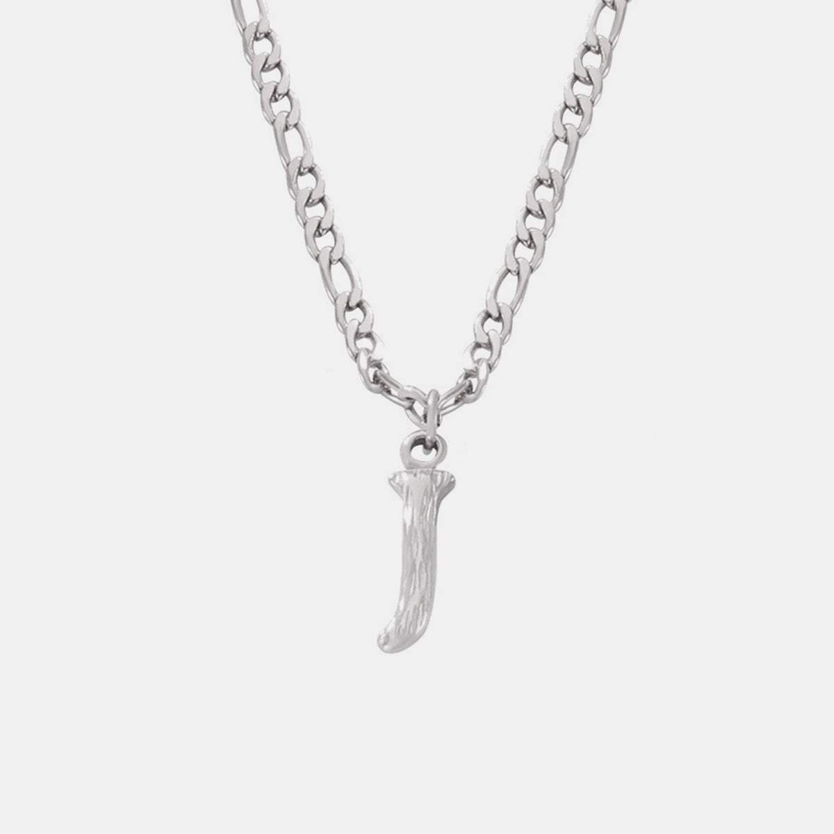 Titanium Steel Letter Pendant Necklace - Trendsi - Flyclothing LLC