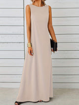 Sleeveless Flowy Maxi Dress - Trendsi - Flyclothing LLC