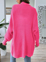 Open Front Long Sleeve Cardigan - Trendsi - Flyclothing LLC