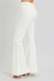 RISEN Full Size High Rise Front Patch Pocket Flare Jeans - Trendsi - Flyclothing LLC