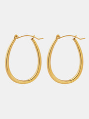 18K Gold-Plated Titanium Steel Earrings - Trendsi