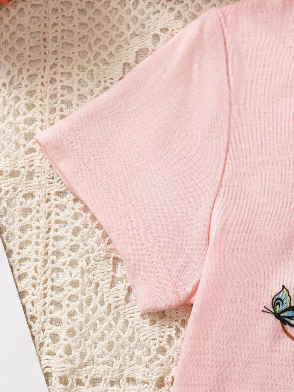 Children's Butterfly Tree Graphic Casual T-Shirt - Trendsi - Flyclothing LLC