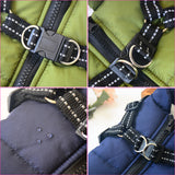 Waterproof Dog Clothes Winter Dog Coat With Harness Warm Pet Clothing Big Dog Jacket Chihuahua Labrador Coat Costume - My Store - Flyclothing LLC