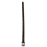 Rockmount Ranch Wear Black Tooled Genuine Leather Western Belt with Red Roses - Rockmount Clothing - Flyclothing LLC