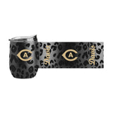 UC Davis Leopard 16oz Black Powdercoat Curved Beverage - Logo Brands - Flyclothing LLC