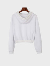 Perfee Drawstring Letter Long Sleeve Hoodie - Trendsi - Flyclothing LLC