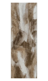 8' Brown And Beige Abstract Runner Rug - Homeroots - Flyclothing LLC