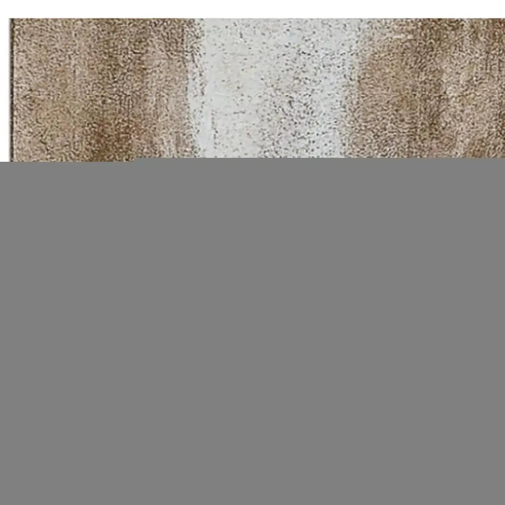 8' Brown And Beige Abstract Runner Rug - Homeroots - Flyclothing LLC