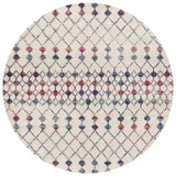 5' X 5' Beige And Blue Abstract Round Rug - Homeroots - Flyclothing LLC