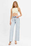 RISEN Full Size High Rise Wide Leg Jeans Plus Size - Trendsi - Flyclothing LLC