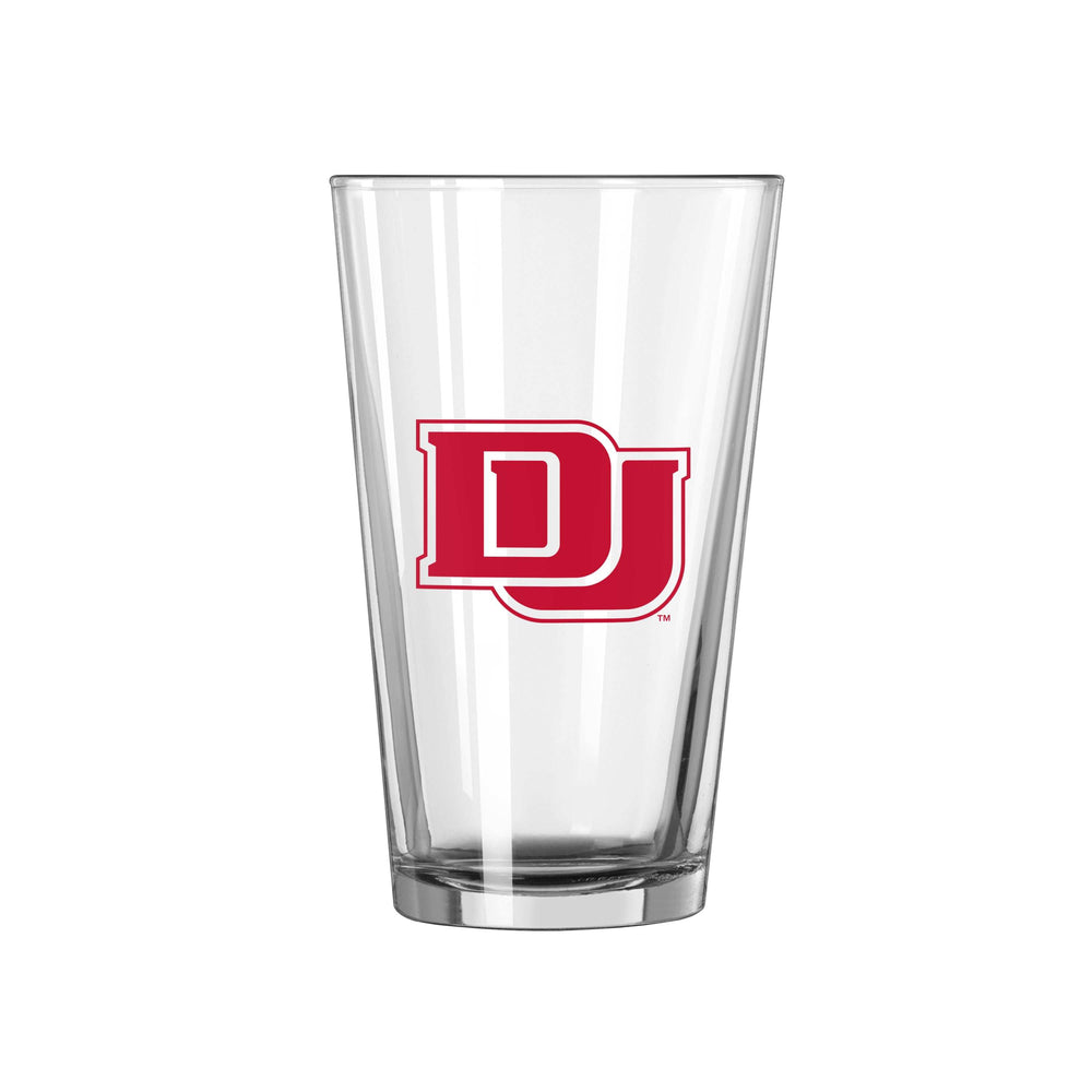 Denver 16oz Stripe Pint Glass - Logo Brands - Flyclothing LLC