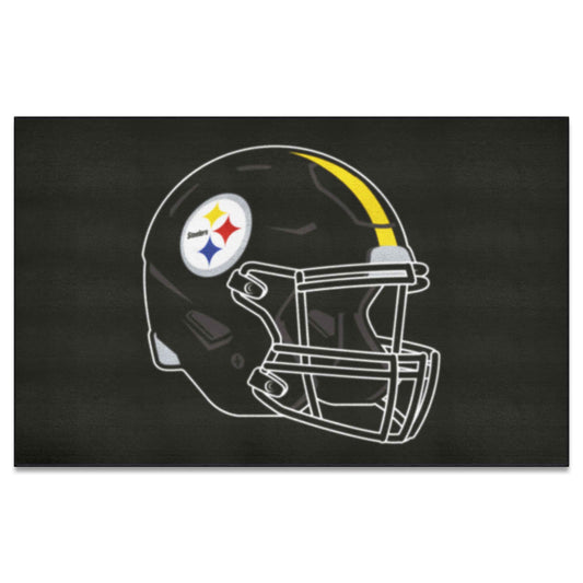 Pittsburgh Steelers Starter Mat Accent Rug - 19in. x 30in., Helmet Logo - Pittsburgh Steelers
