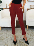 FAM-FAM Pocketed High Waist Skinny Pants - Trendsi - Flyclothing LLC