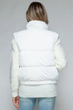 Snobbish Fine Fur Lining Quilted Vest - Trendsi