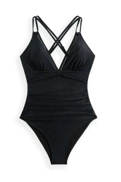 Double Spaghetti Strap One-Piece Swimwear - Trendsi - Flyclothing LLC