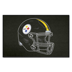 Pittsburgh Steelers Ulti-Mat Rug - 5ft. x 8ft., Helmet Logo - Pittsburgh Steelers