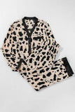 Button Up Long Sleeve Top and Pants Lounge Set - Trendsi - Flyclothing LLC
