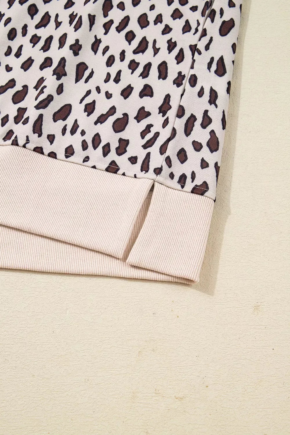 Leopard Print Zip up Collar Patchwork Shift Mini Dress - Trendsi - Flyclothing LLC