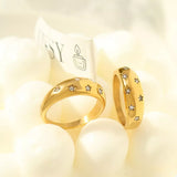 18K Gold-Plated Zircon Ring - Trendsi - Flyclothing LLC