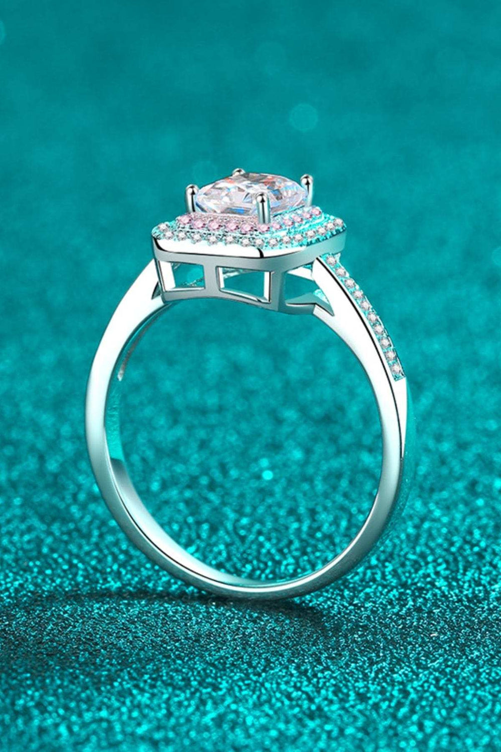 1 Carat Moissanite 925 Sterling Silver Ring - Trendsi - Flyclothing LLC