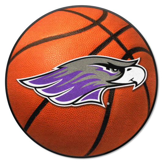 Wisconsin-Whitewater Pointers Basketball Rug - 27in. Diameter