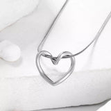 Stainless Steel Heart Necklace - Trendsi - Flyclothing LLC