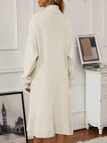 V-Neck Cami Dress and Open Front Cardigan Sweater Set - Trendsi - Flyclothing LLC