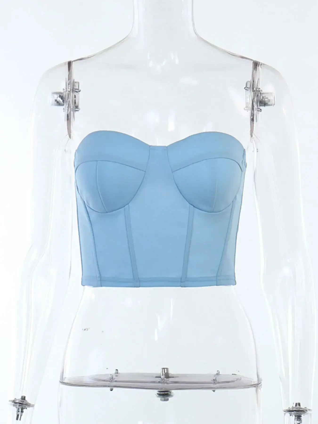 Sweetheart Neck Tube Top - Trendsi - Flyclothing LLC