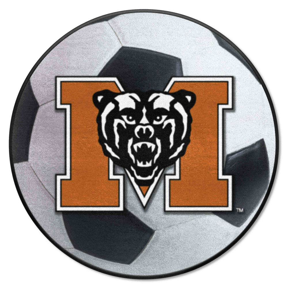Mercer University Soccer Ball Mat - Logo Brands - Flyclothing LLC