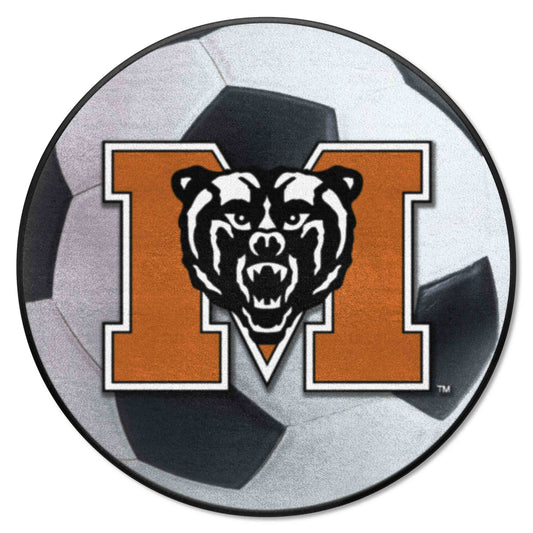 Mercer University Soccer Ball Mat - Logo Brands - Flyclothing LLC